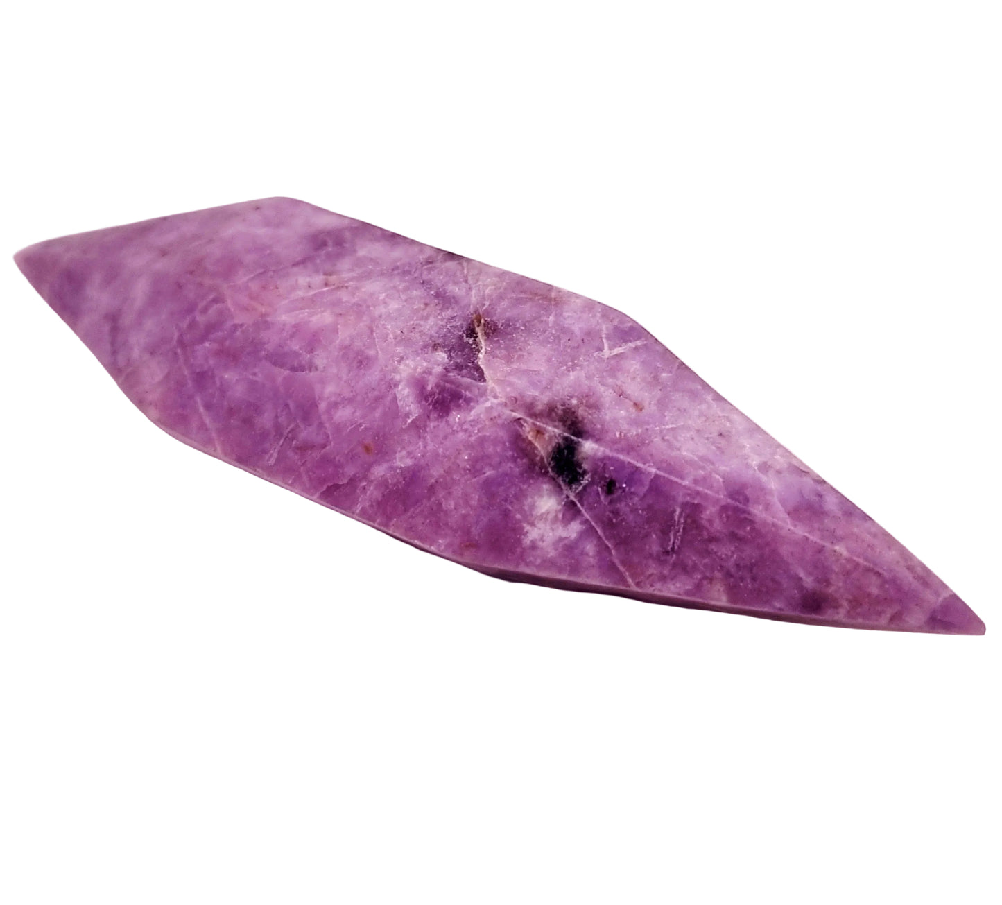 LEPIDOLITE DOUBLE TERMINATED CRYSTAL WAND  - AKASHIC RECORDS