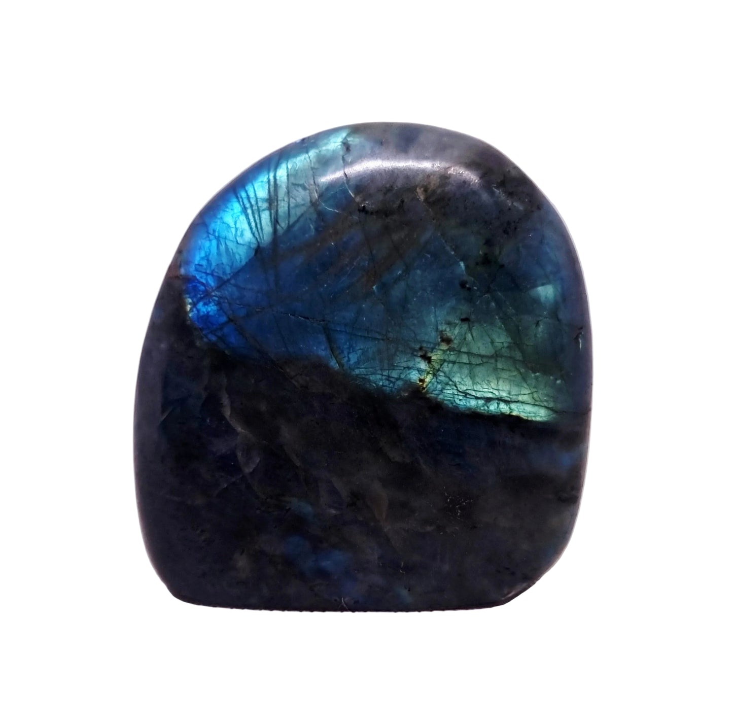 BLUE & GREEN FLASH LABRADORITE FREEFORM 395 g - CLAIRVOYANCE