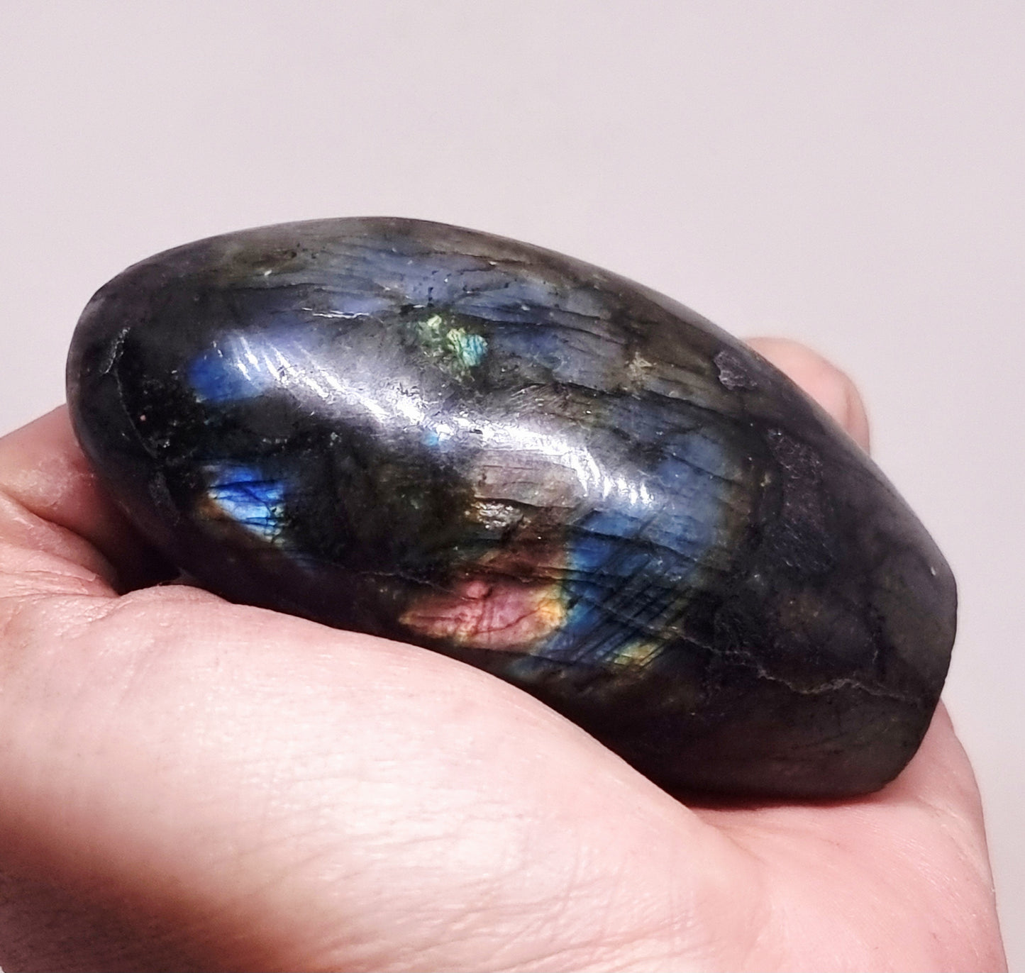 BLUE FLASH LABRADORITE FREEFORM 167 g - CLAIRVOYANCE