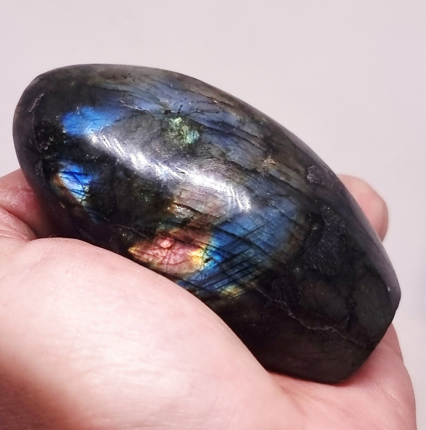BLUE FLASH LABRADORITE FREEFORM 167 g - CLAIRVOYANCE