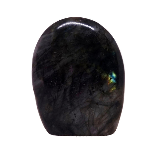 BLUE & GREEN FLASH LABRADORITE FREEFORM 198 g - CLAIRVOYANCE