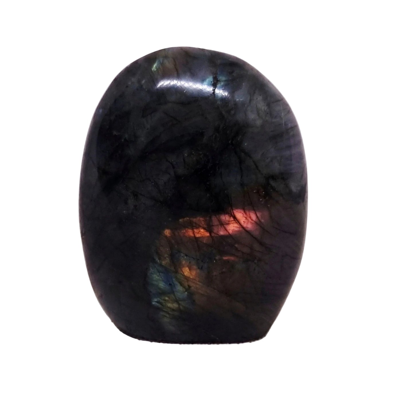 BLUE & GREEN FLASH LABRADORITE FREEFORM 230 g - CLAIRVOYANCE