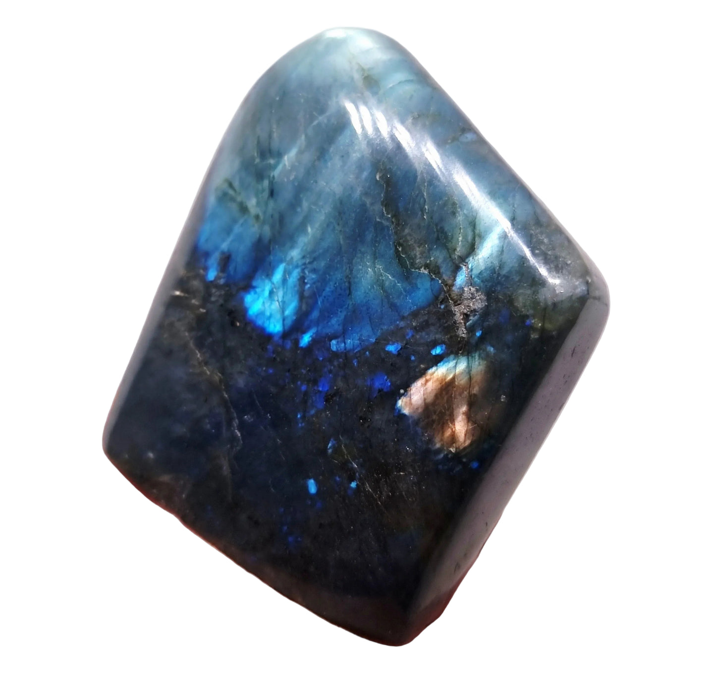 BLUE & GREEN FLASH LABRADORITE FREEFORM 359 g - CLAIRVOYANCE