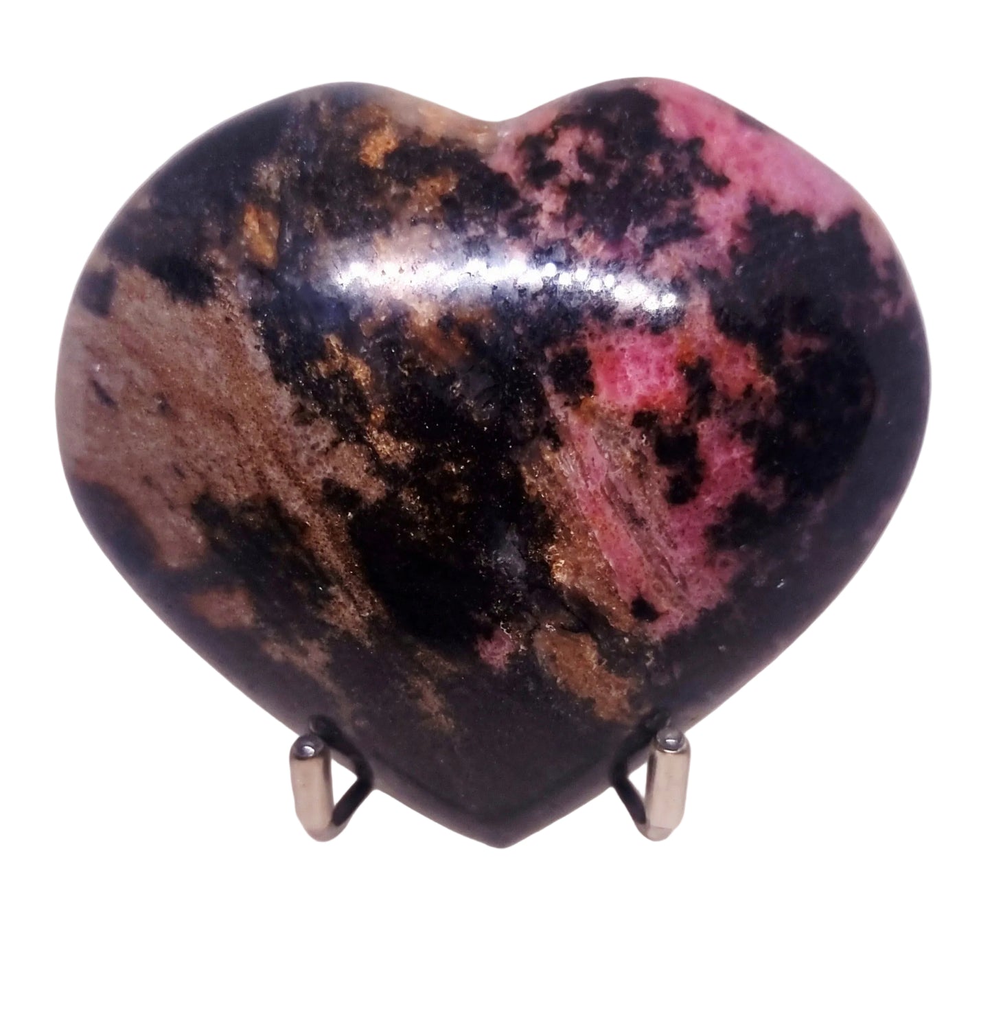 RHODONITE POLISHED HEART 378 g - LOVE & COMPASSION
