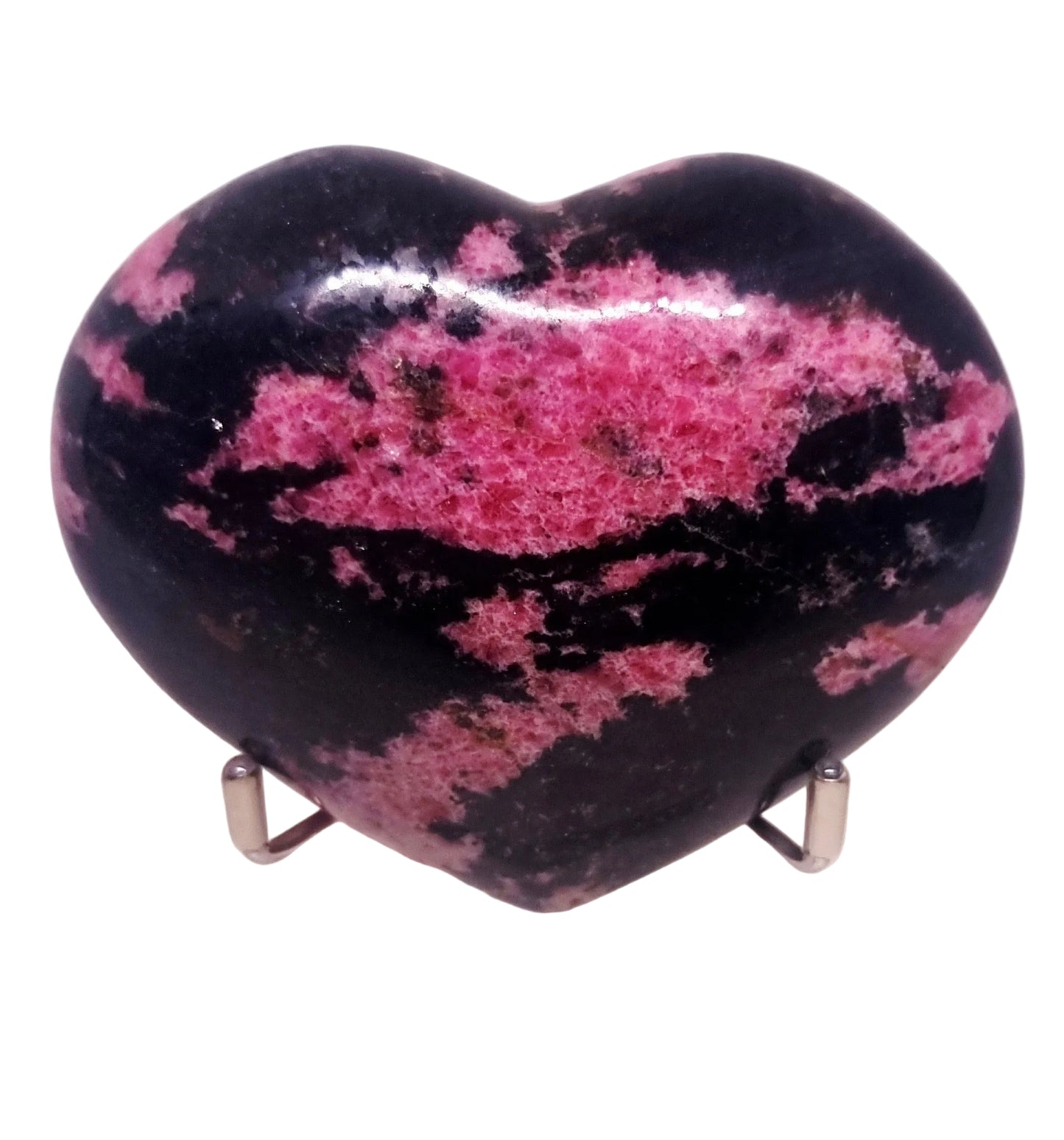 RHODONITE POLISHED HEART 432 g - LOVE & COMPASSION