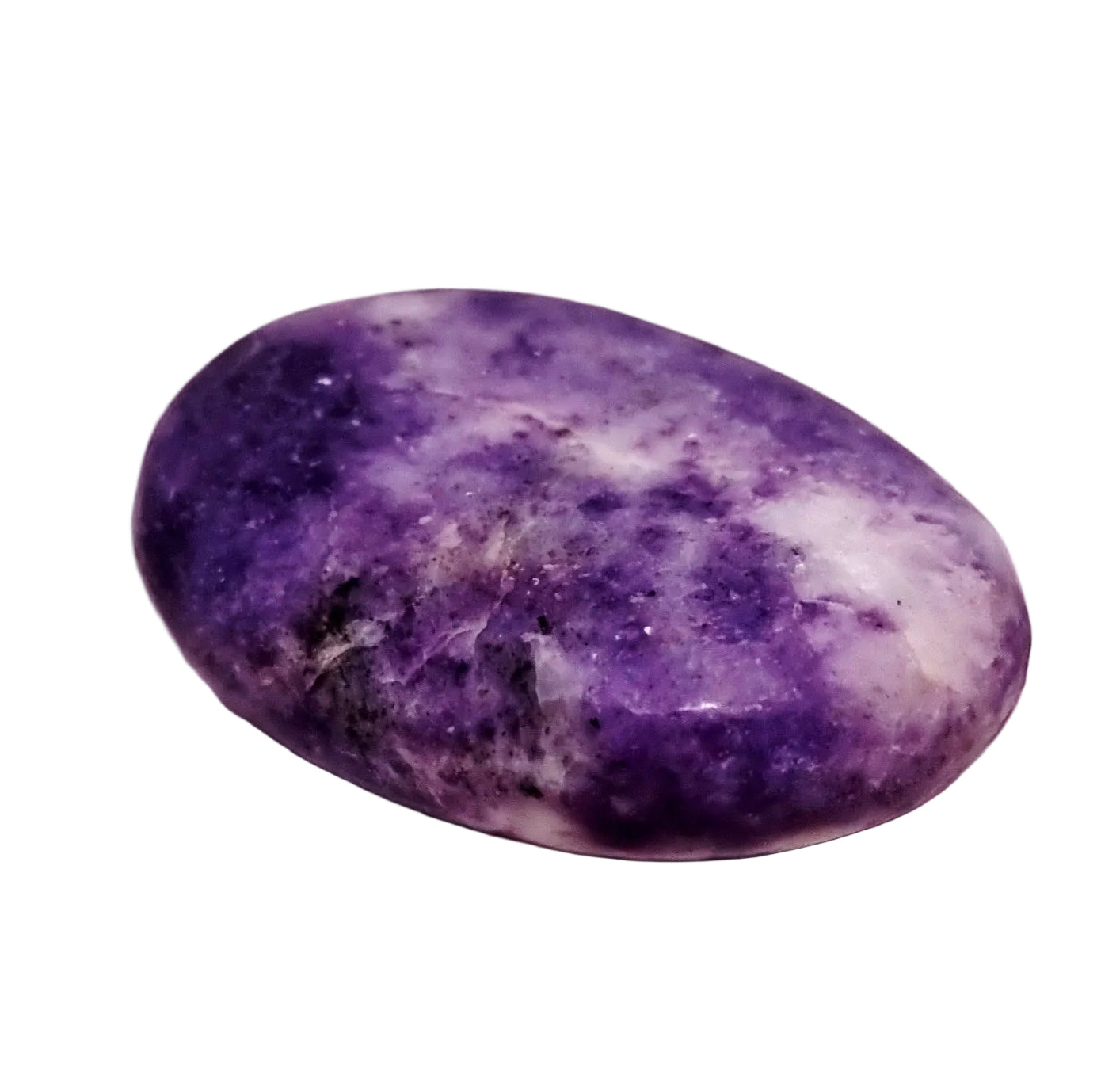 LEPIDOLITE POLISHED GALLETS - AKASHIC RECORDS