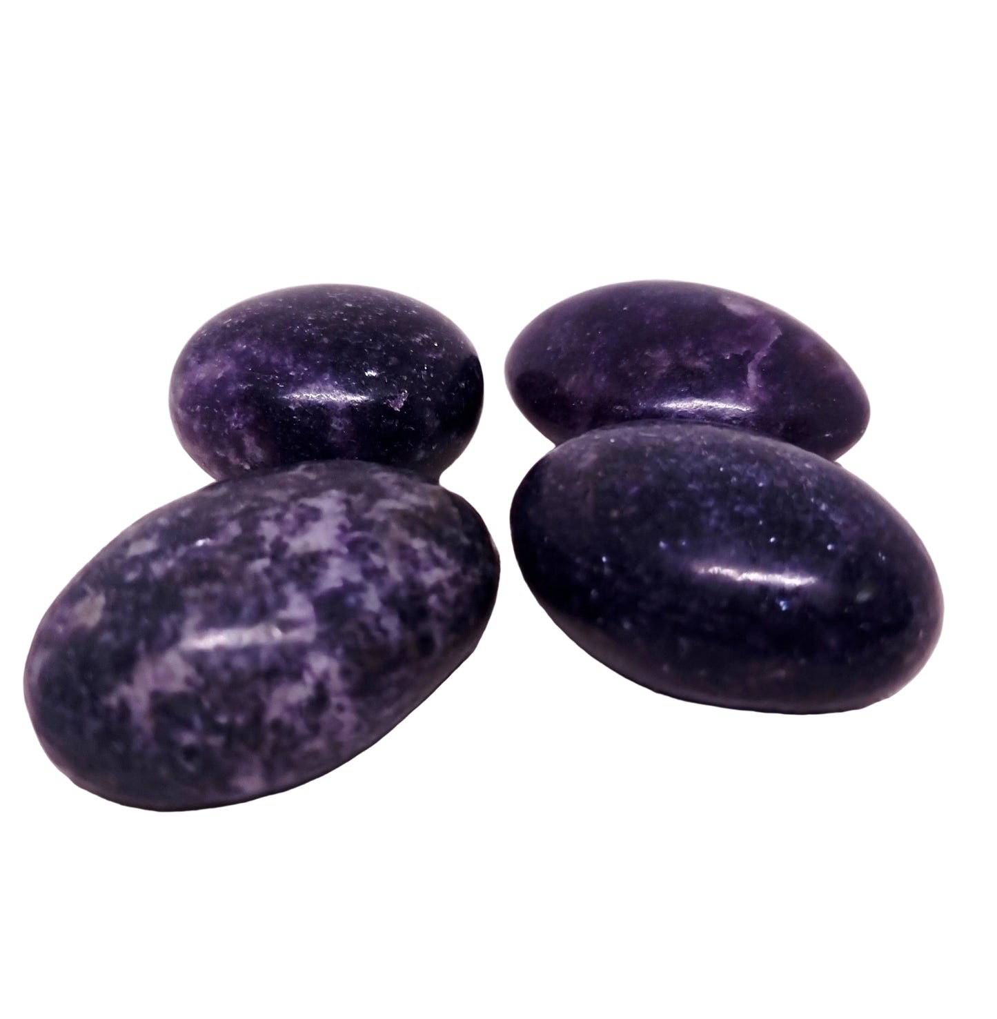 LEPIDOLITE POLISHED GALLETS - AKASHIC RECORDS
