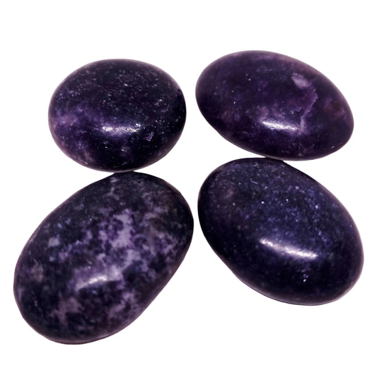 LEPIDOLITE POLISHED GALLETS - AKASHIC RECORDS