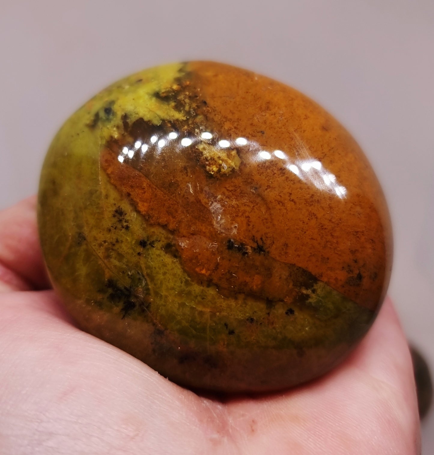 RARE DARK GREEN OPAL GALLETS - WEALTH & HARMONY