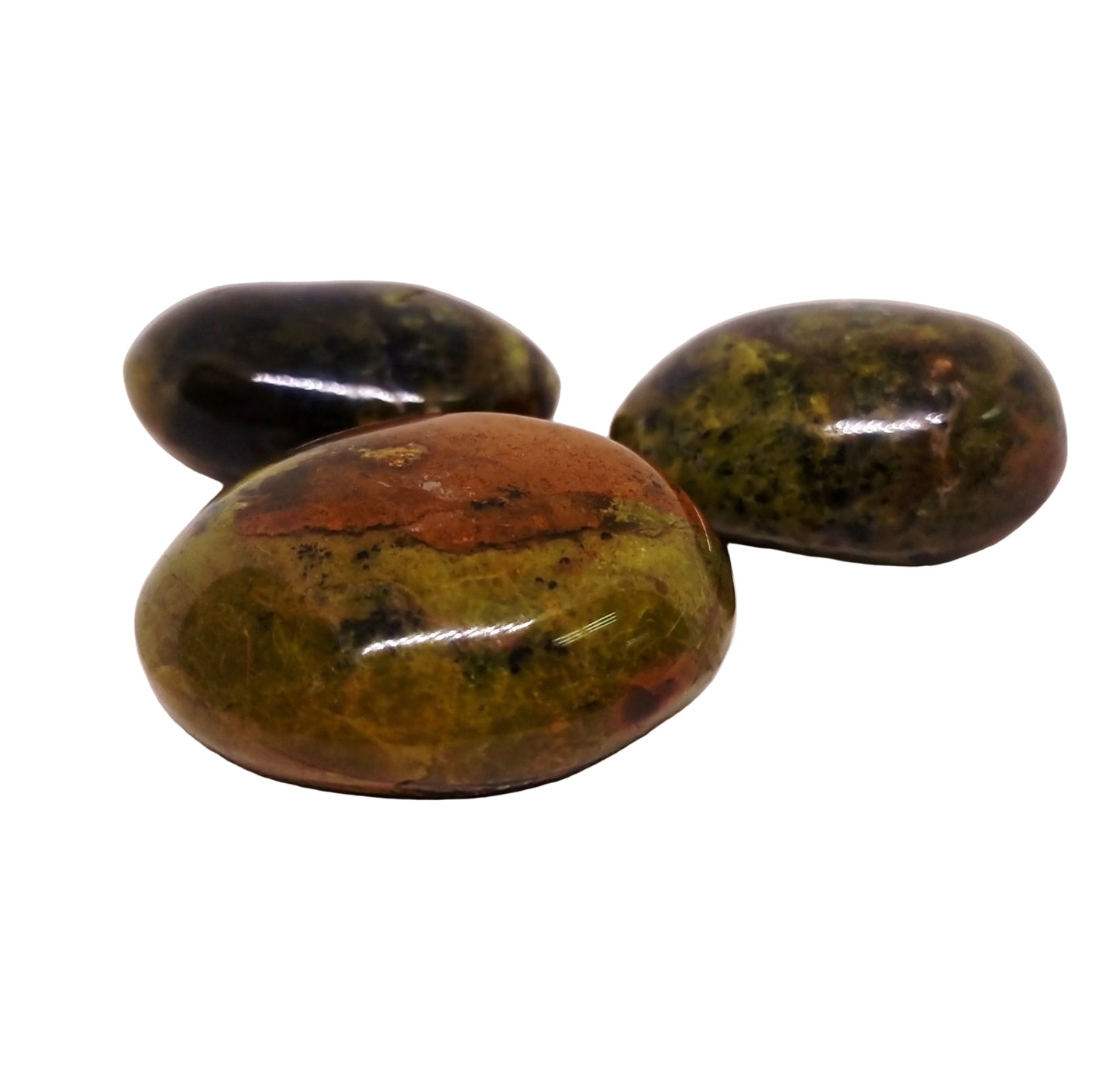 RARE DARK GREEN OPAL GALLETS - WEALTH & HARMONY