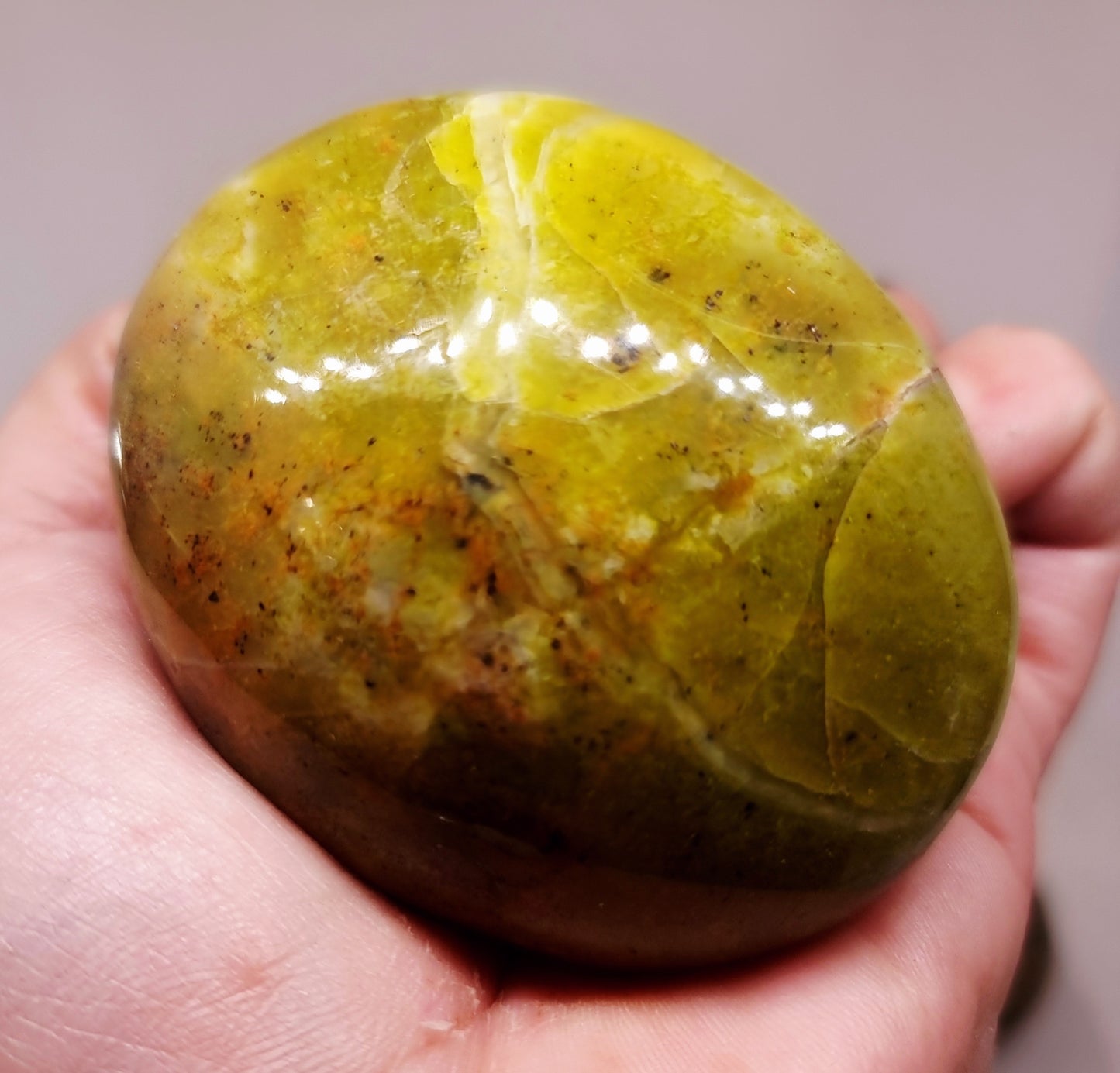 RARE DARK GREEN OPAL GALLETS - WEALTH & HARMONY