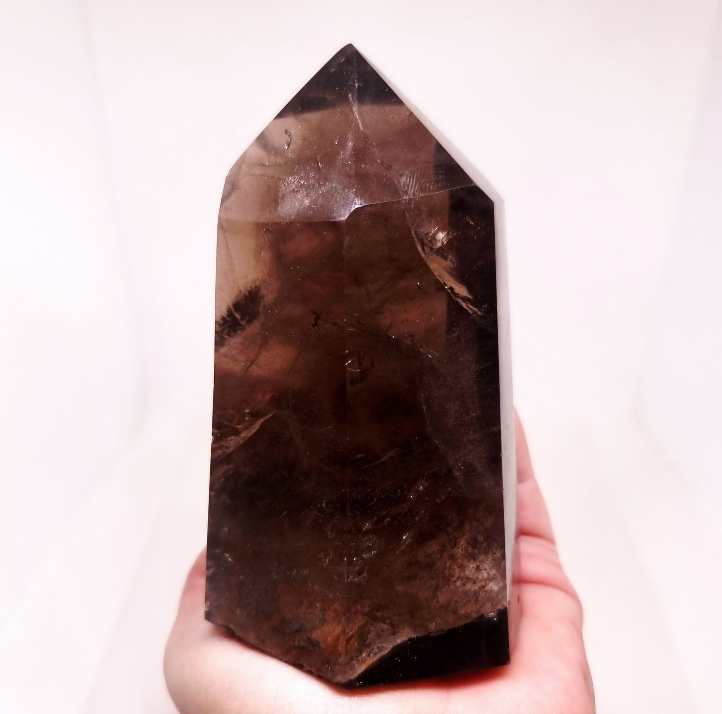 SMOKY WINDOW QUARTZ TOWER 515 g - GROUNDING & PROTECTION