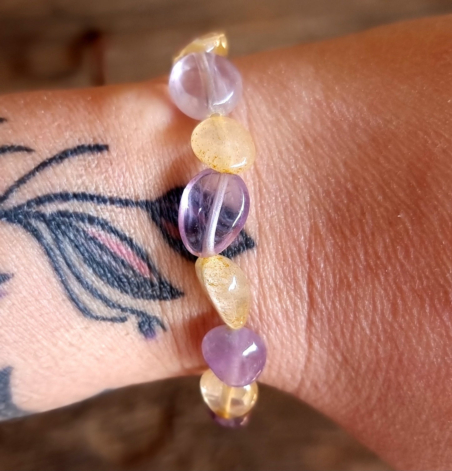 AMETRINE NUGGET BRACELET - INTUITION