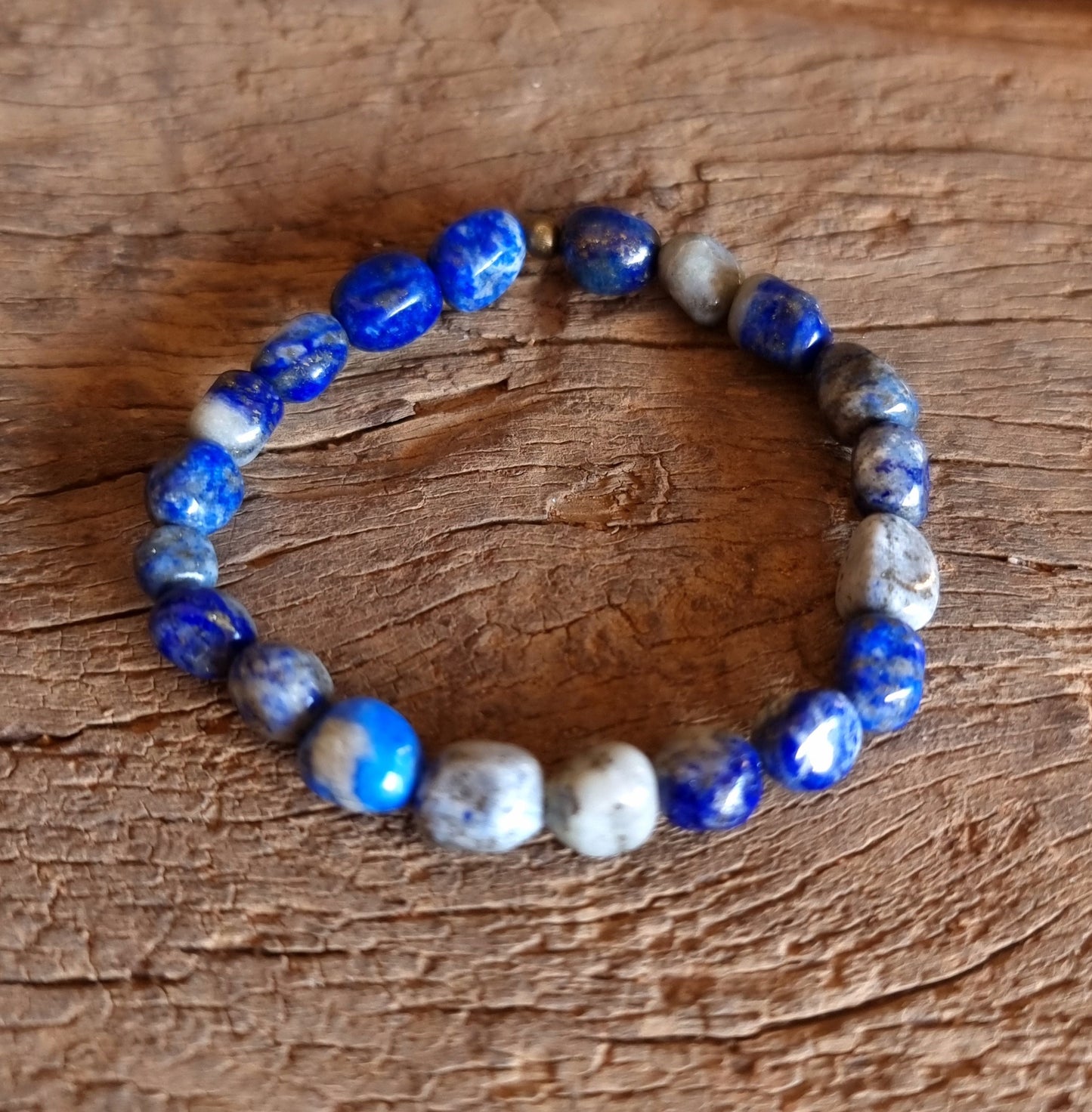 LAPIS LAZULI NUGGET BRACELET - INTUITION