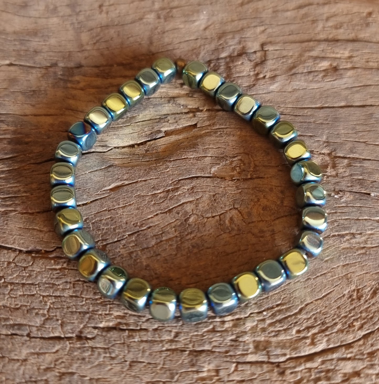 HEMATITE NUGGET BRACELET - GROUNDING AND PROTECTION