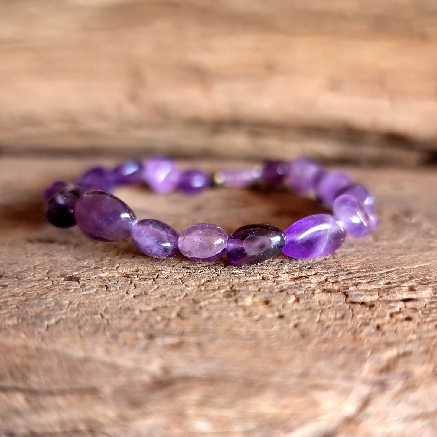 AMETHYST NUGGET BRACELET - INTUITION