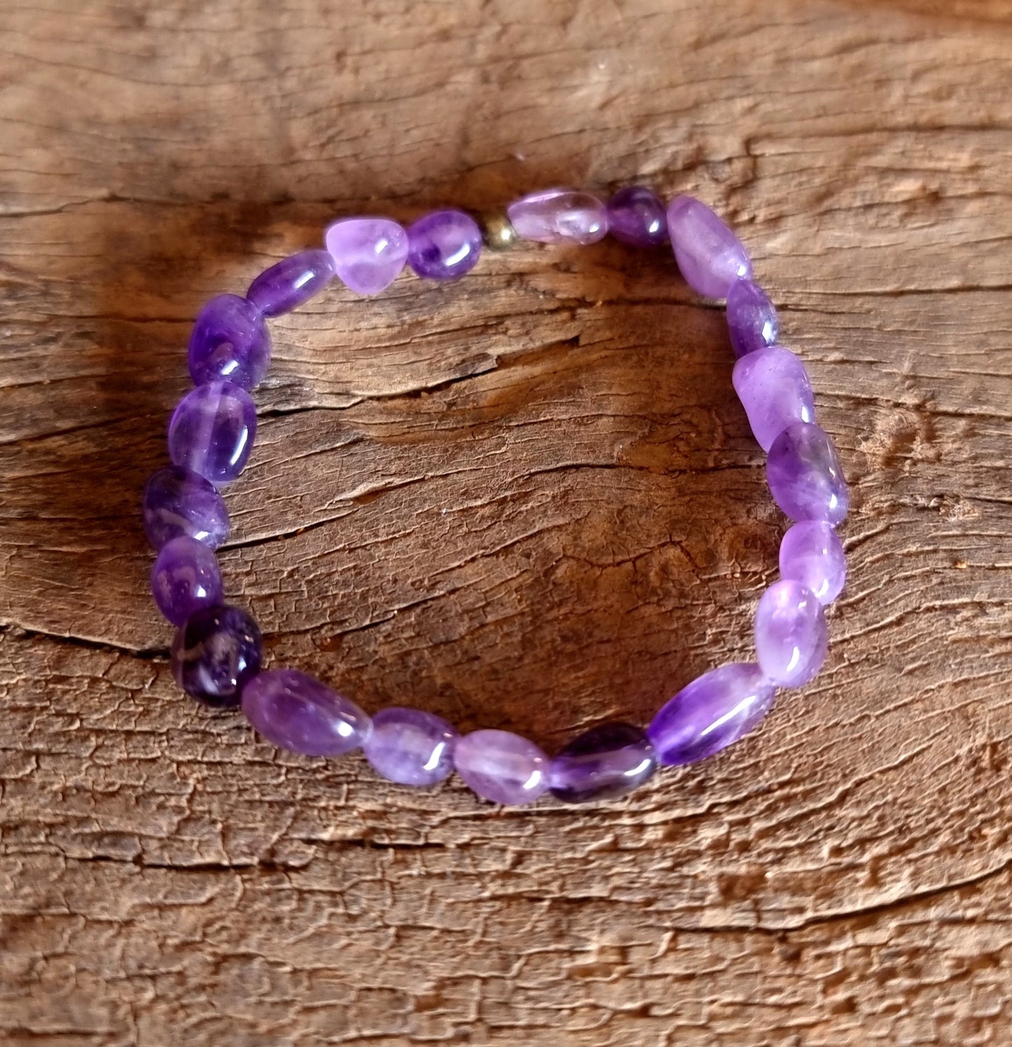AMETHYST NUGGET BRACELET - INTUITION
