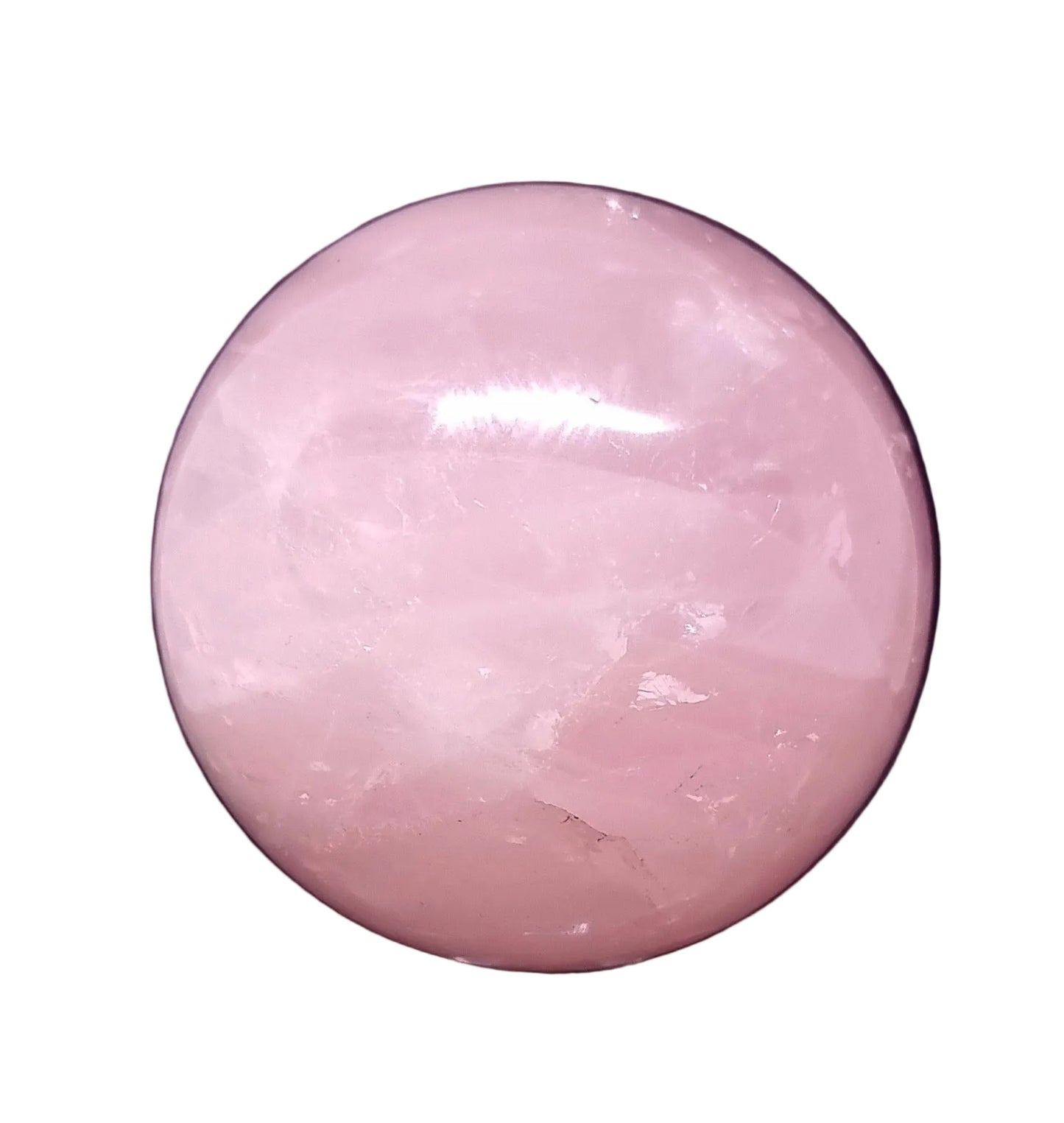 ROSE QUARTZ WITH STAR ASTERISM POLISHED SPHERE 6 cm ( 497g )