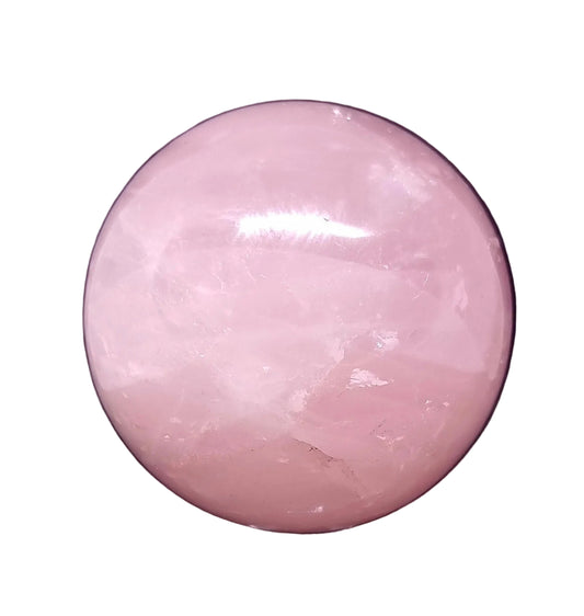 ROSE QUARTZ WITH STAR ASTERISM POLISHED SPHERE 6 cm ( 497g )