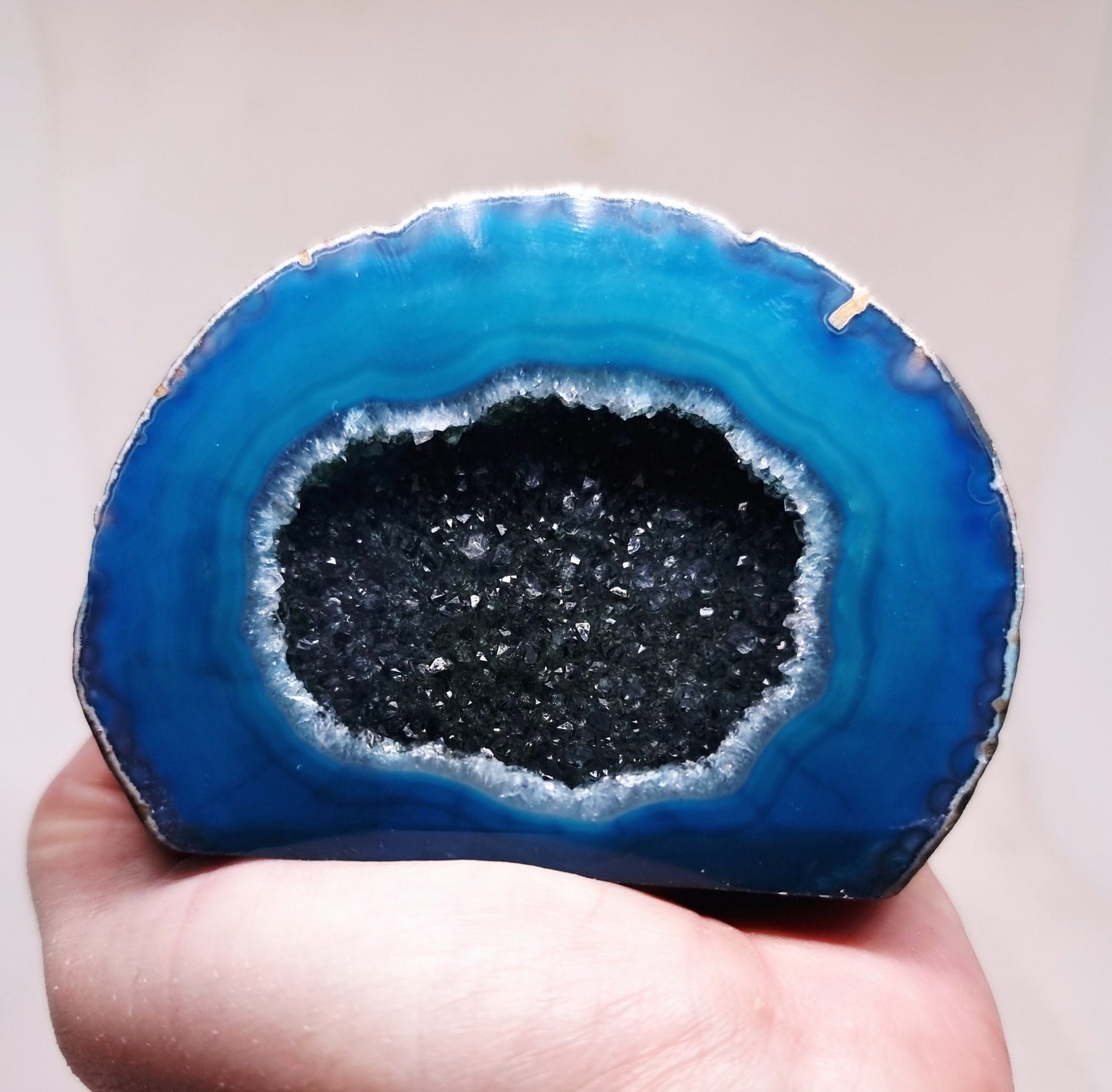 TEAL AGATE GEODE 277 g - INNER PEACE