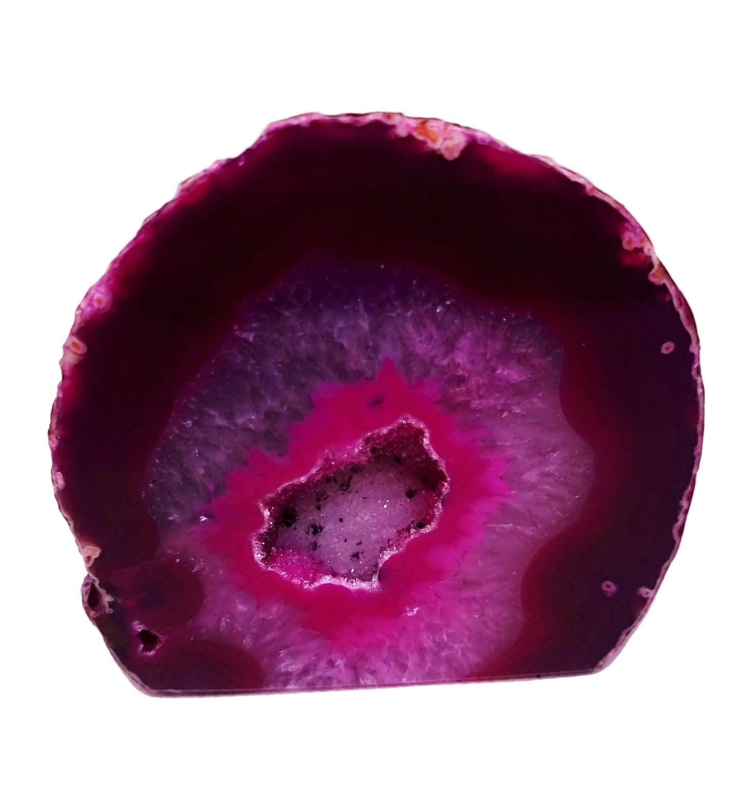 PINK AGATE GEODE 351 g - PASSION
