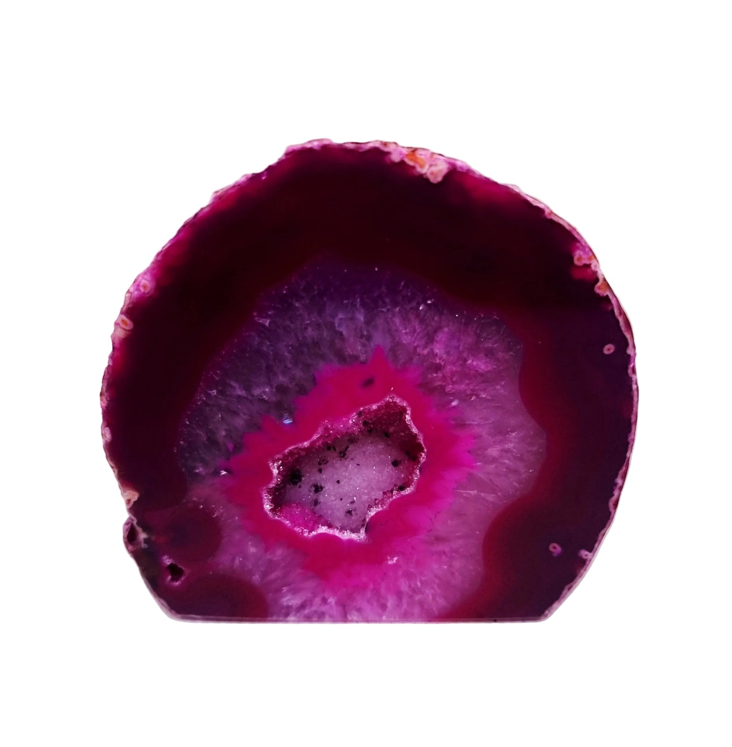 PINK AGATE GEODE 351 g - PASSION