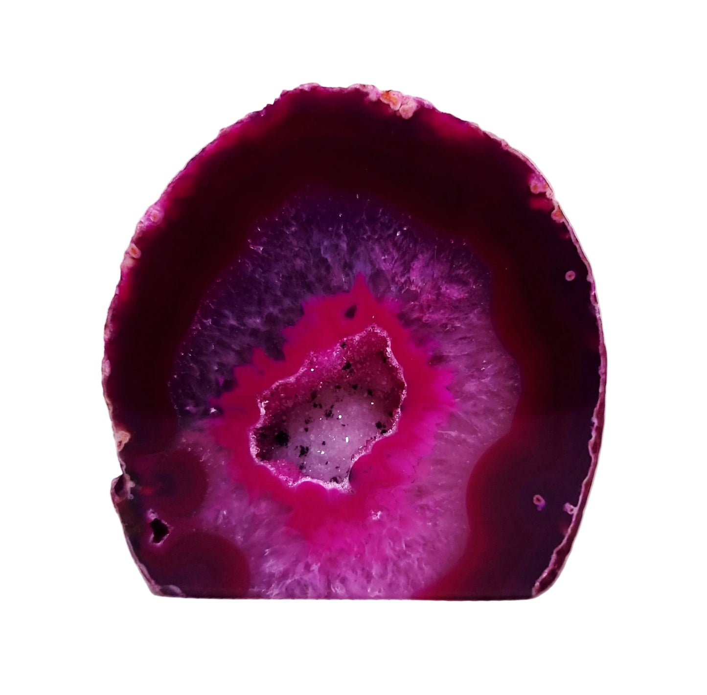 PINK AGATE GEODE 351 g - PASSION