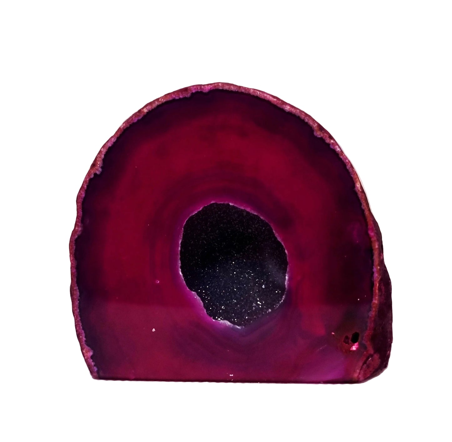 PINK AGATE GEODE 350 g - PASSION