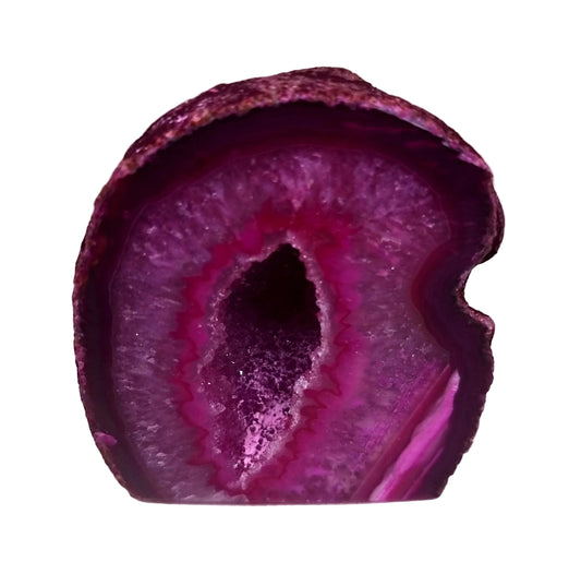 PINK AGATE GEODE 402 g - PASSION