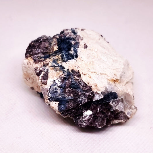 RARE BLUE INDICOLITE TOURMALINE IN WHITE QUARTZ 162 g
