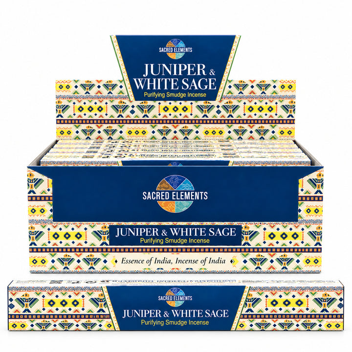 Sacred Elements Juniper & White Sage Incense Sticks - Wildlings Crystals South Africa