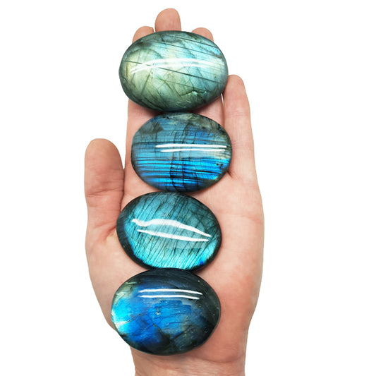 LABRADORITE POLISHED GALLETS - CLAIRVOYANCE