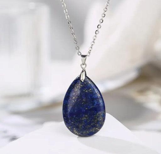 LAPIS LAZULI PENDANT NECKLACE - INTUITION