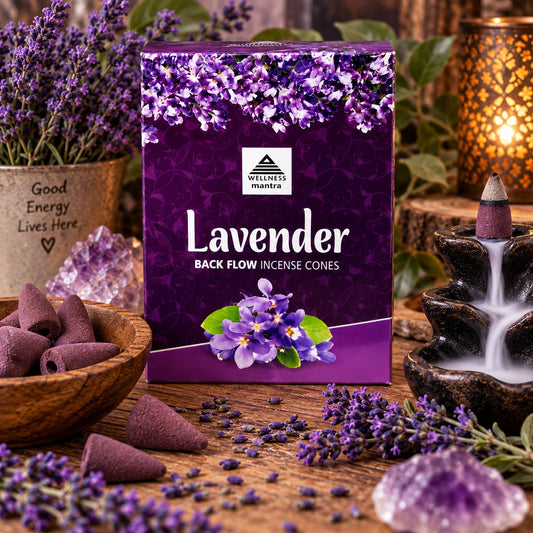 BACKFLOW LAVENDER INCENSE CONES