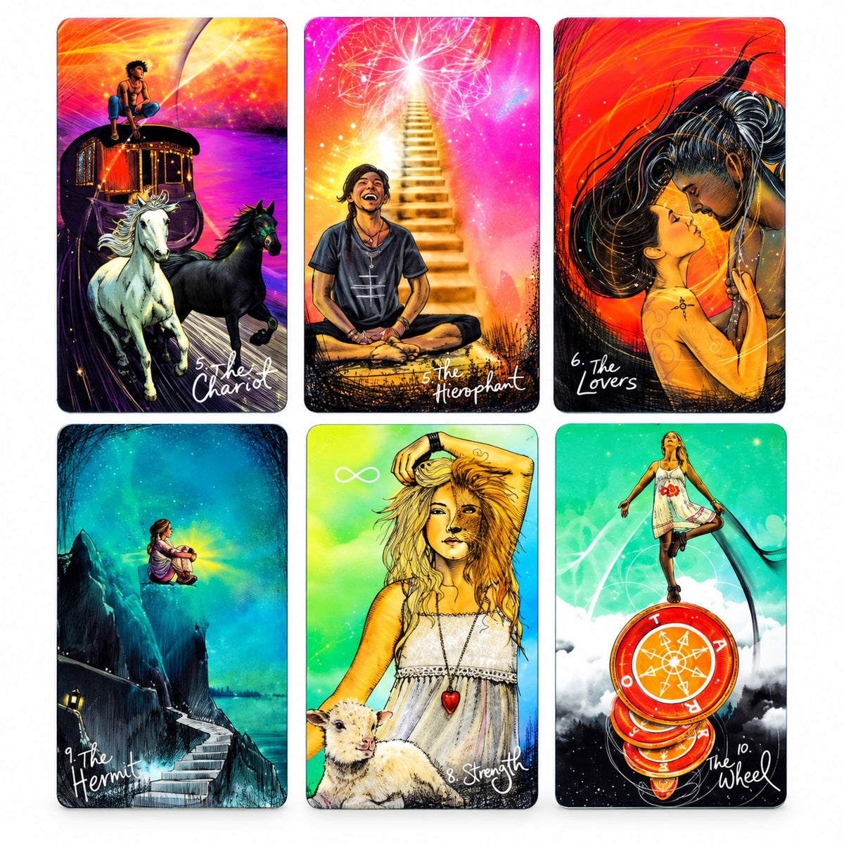 The Light Seers Tarot Card Deck In A Tin - Wildlings Crystals South Africa