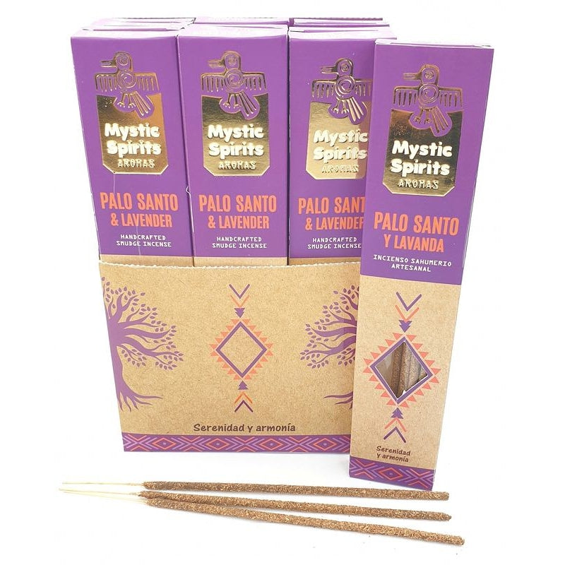 MYSTIC SPIRITS PALO SANTO & LAVENDER INCENSE STICKS