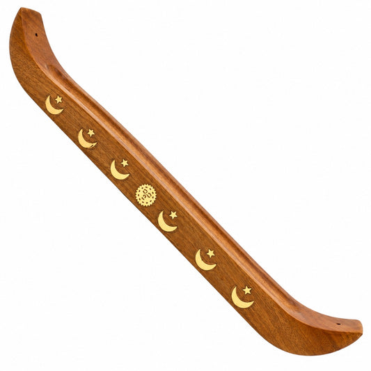 WOODEN BOAT INCENSE HOLDER