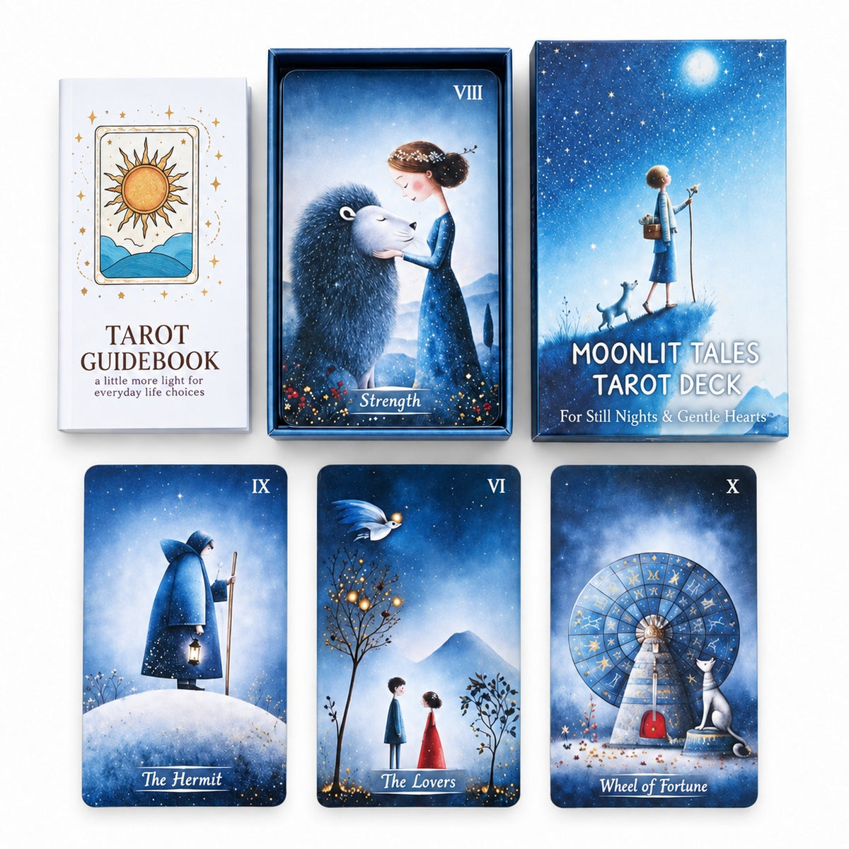 Moonlit Tales Tarot Deck - Wildlings Crystals South Africa
