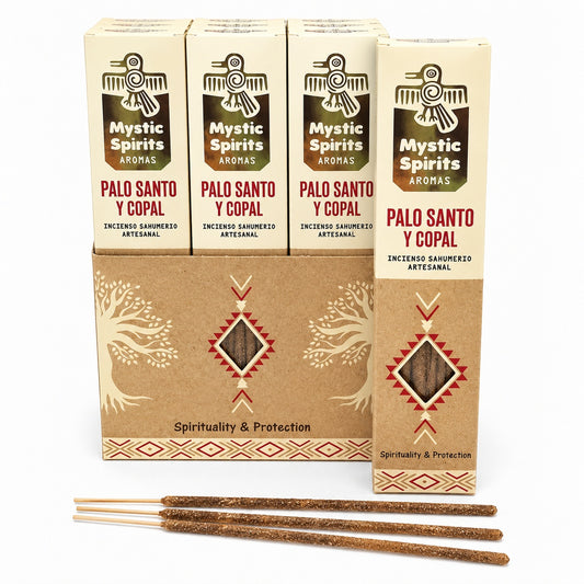 MYSTIC SPIRITS PALO SANTO & COPAL INCENSE - SPIRITUALITY & PROTECTION