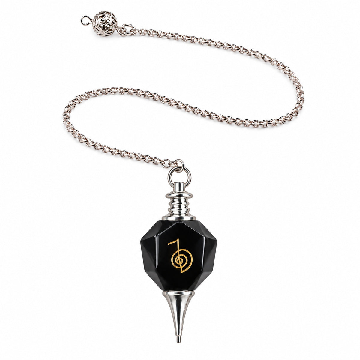 BLACK OBSIDIAN PENDULUM