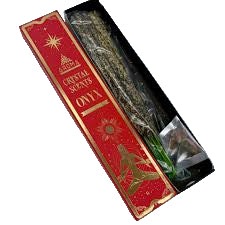 BLACK ONYX CRYSTAL SCENTS INCENSE SMUDGE STICKS