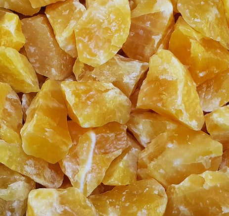 Yellow Calcite Rough - Wildlings Crystals South Africa