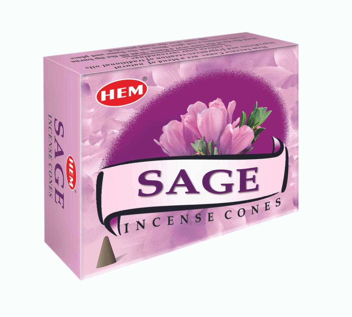 HEM PURPLE SAGE INCENSE CONES - PURIFICATION