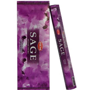 HEM PURPLE SAGE INCENSE STICKS - PROTECTION