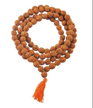 RUDRAKSHA PRAYER MALA BEADS 8mm