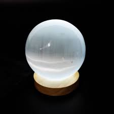 SELENITE POLISHED SPHERE 6 cm - ANGELIC GUIDANCE