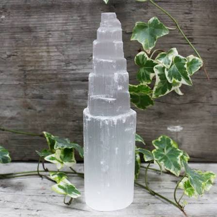 SELENITE TOWER 20 cm - ANGELIC GUIDANCE