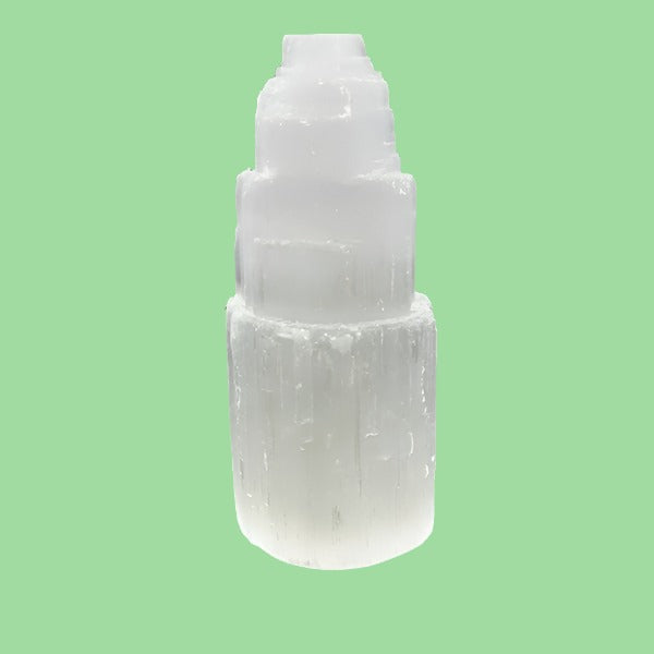 SELENITE TOWER 10cm - ANGELIC GUIDANCE