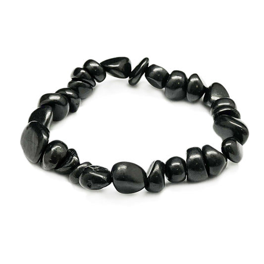 SHUNGITE NUGGET BRACELET - PURIFICATION & PROTECTION