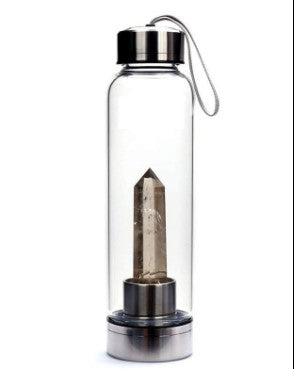 SMOKY QUARTZ WATER BOTTLE - GROUNDING